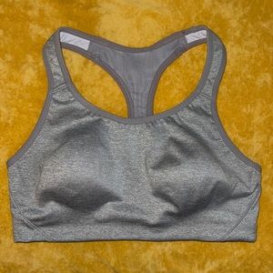 Avia Gray Racerback High Impact Sports Bra